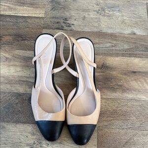 Preston & York Black and Tan Heels